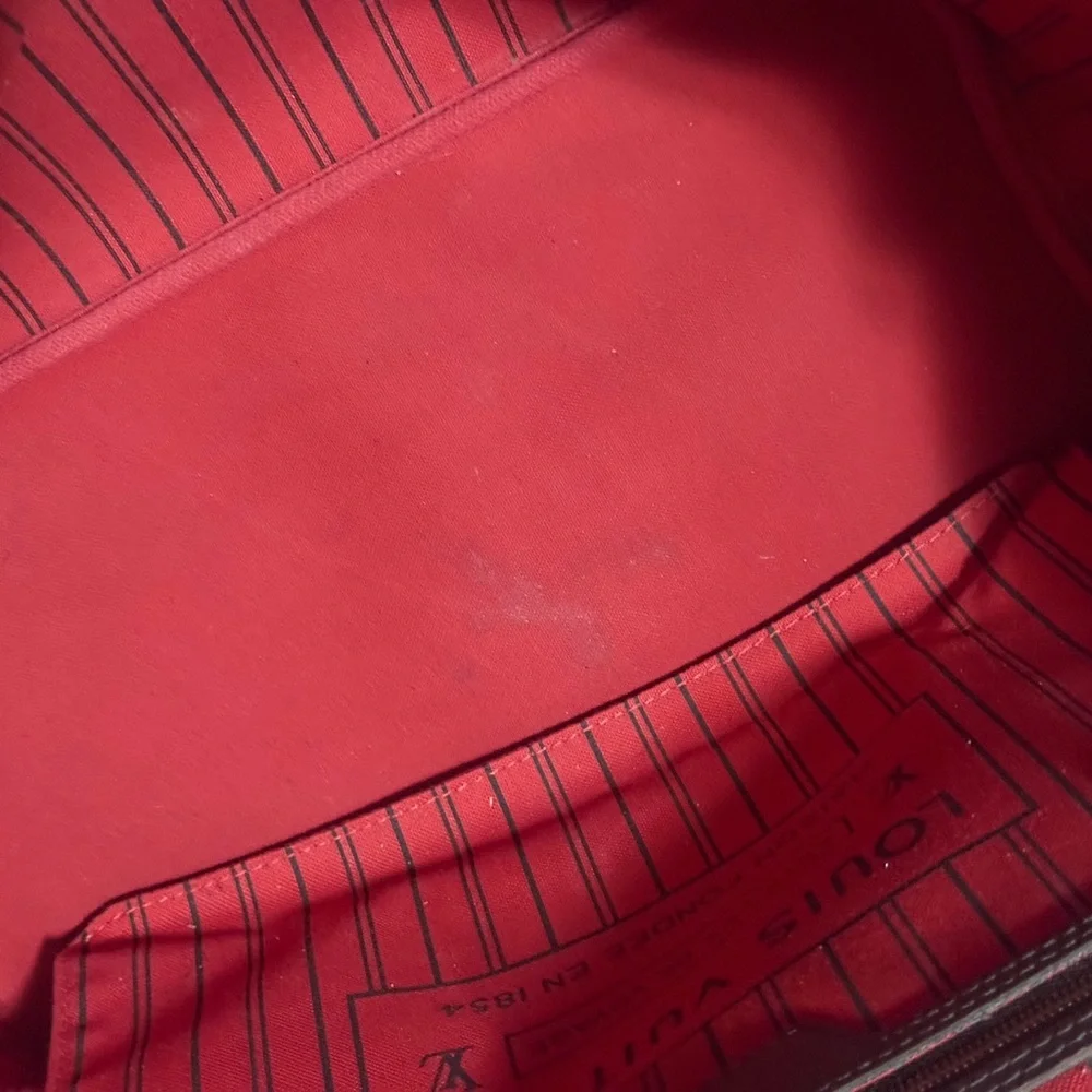 Louis Vuitton Neverfull MM Damier Ebene Cherry Interior - Picture 11 of 15